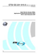ETSI ES 201915-5-V1.1.1 19.2.2002