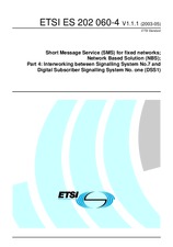Náhled ETSI ES 202060-4-V1.1.1 6.5.2003