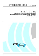 ETSI ES 202196-1-V1.1.1 4.8.2003
