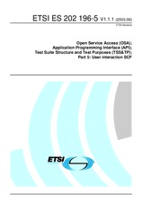 ETSI ES 202196-5-V1.1.1 4.8.2003