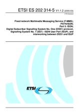 ETSI ES 202314-5-V1.1.2 2.3.2005