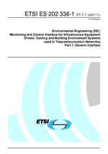Norma ETSI ES 202336-1-V1.1.1 8.11.2007 náhled