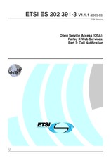 ETSI ES 202391-3-V1.1.1 22.3.2005