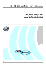 ETSI ES 202391-5-V1.1.1 22.3.2005