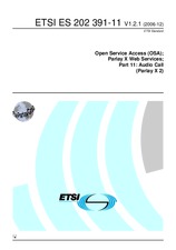 ETSI ES 202391-11-V1.2.1 19.12.2006