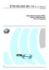 ETSI ES 202391-14-V1.1.1 22.3.2005