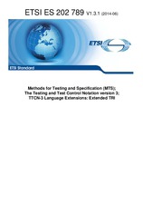 Náhled ETSI ES 202789-V1.3.1 13.6.2014