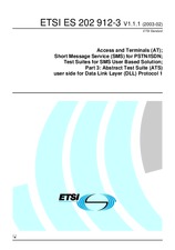 ETSI ES 202912-3-V1.1.1 11.2.2003