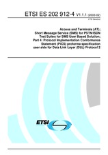 Norma ETSI ES 202912-4-V1.1.1 11.2.2003 náhled