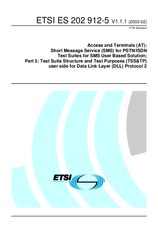 ETSI ES 202912-5-V1.1.1 11.2.2003