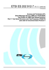 Norma ETSI ES 202912-7-V1.1.1 11.2.2003 náhled