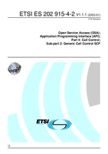 ETSI ES 202915-4-2-V1.1.1 21.1.2003