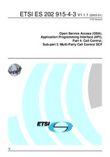 ETSI ES 202915-4-3-V1.1.1 21.1.2003