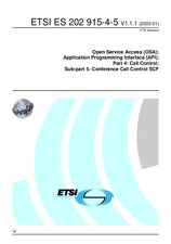 ETSI ES 202915-4-5-V1.1.1 21.1.2003