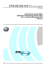 ETSI ES 202915-11-V1.3.1 8.3.2005