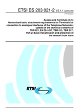 ETSI ES 203021-2-V2.1.1 10.8.2005