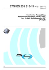 ETSI ES 203915-15-V1.2.1 9.1.2007