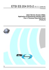 ETSI ES 204915-2-V1.1.1 19.5.2008