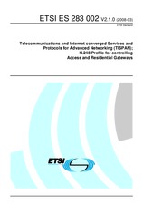 ETSI ES 283002-V2.1.0 14.3.2008