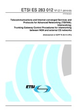 ETSI ES 283012-V1.2.1 30.3.2010