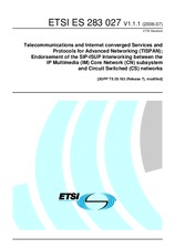 ETSI ES 283027-V1.1.1 3.7.2006