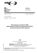 ETSI ETR 183-ed.1 30.11.1995