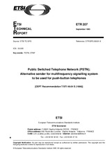 ETSI ETR 207-ed.1 15.9.1995