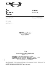 ETSI ETR 210-ed.1 30.11.1995