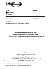 ETSI ETR 241-ed.1 15.4.1996