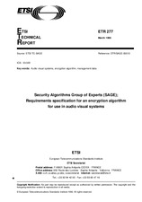 ETSI ETR 277-ed.1 15.3.1996