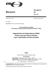 ETSI ETS 3000112-ed.1/Amd.2 15.3.1996