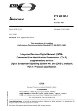 Norma ETSI ETS 300097-1-ed.1/Amd.1 15.11.1994 náhled