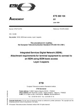 ETSI ETS 300104-ed.1/Amd.1 15.6.1994