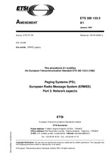 ETSI ETS 300133-3-ed.1/Amd.1 12.1.1994