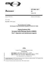 ETSI ETS 300133-7-ed.1/Amd.1 12.1.1994