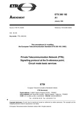 ETSI ETS 300192-ed.1/Amd.1 15.1.1996