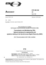 ETSI ETS 300232-ed.1/Amd.1 15.3.1996