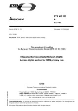 ETSI ETS 300233-ed.1/Amd.1 15.3.1995