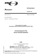 ETSI ETS 300242-ed.1/Amd.1 15.9.1994