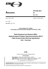 ETSI ETS 300323-1-ed.1/Amd.1 15.3.1995