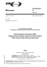 ETSI ETS 300323-3-ed.1/Amd.1 15.3.1995