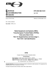 ETSI ETS 300392-10-1-ed.1 15.4.1996