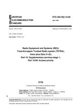 ETSI ETS 300392-10-9-ed.1 15.4.1996