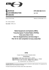 ETSI ETS 300392-10-13-ed.1 15.4.1996