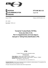 ETSI ETS 300392-12-3-ed.1 9.8.1999