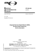 ETSI ETS 300409-ed.1 1.6.1995