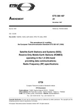 ETSI ETS 300487-ed.1/Amd.1 30.11.1997