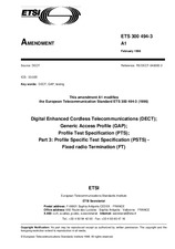 ETSI ETS 300494-3-ed.1/Amd.1 28.2.1998