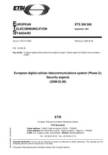 ETSI ETS 300506-ed.1 12.9.1994