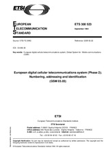 ETSI ETS 300523-ed.1 15.9.1994